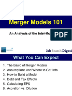Merger Models 101: An Analysis of the Intel-McAfee Deal