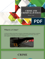 Module 5 - CRIME AND CRIMINAL JUSTICE