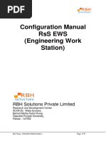 Configuration Manual Rss Ews (Engineering Work Station) : RBH Solutions Private Limited