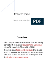 Chapter Three: Requirement Analysis