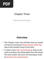 Chapter Three: Requirement Analysis