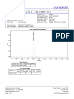 Tuv Report: Sample Information