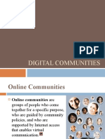 4 Digital Communities