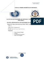 Informe de Taller de Programacion - Sistema - Hoteles