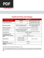 China Bank Freedom Mastercard Fees | PDF | Credit Card | Business
