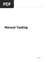 Manual Testing Material