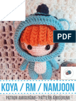 PATRON AMIGURUMI - Pattern Amigurumi: Koya / RM / Namjoon