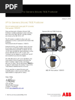 Siemens 760 Positioner