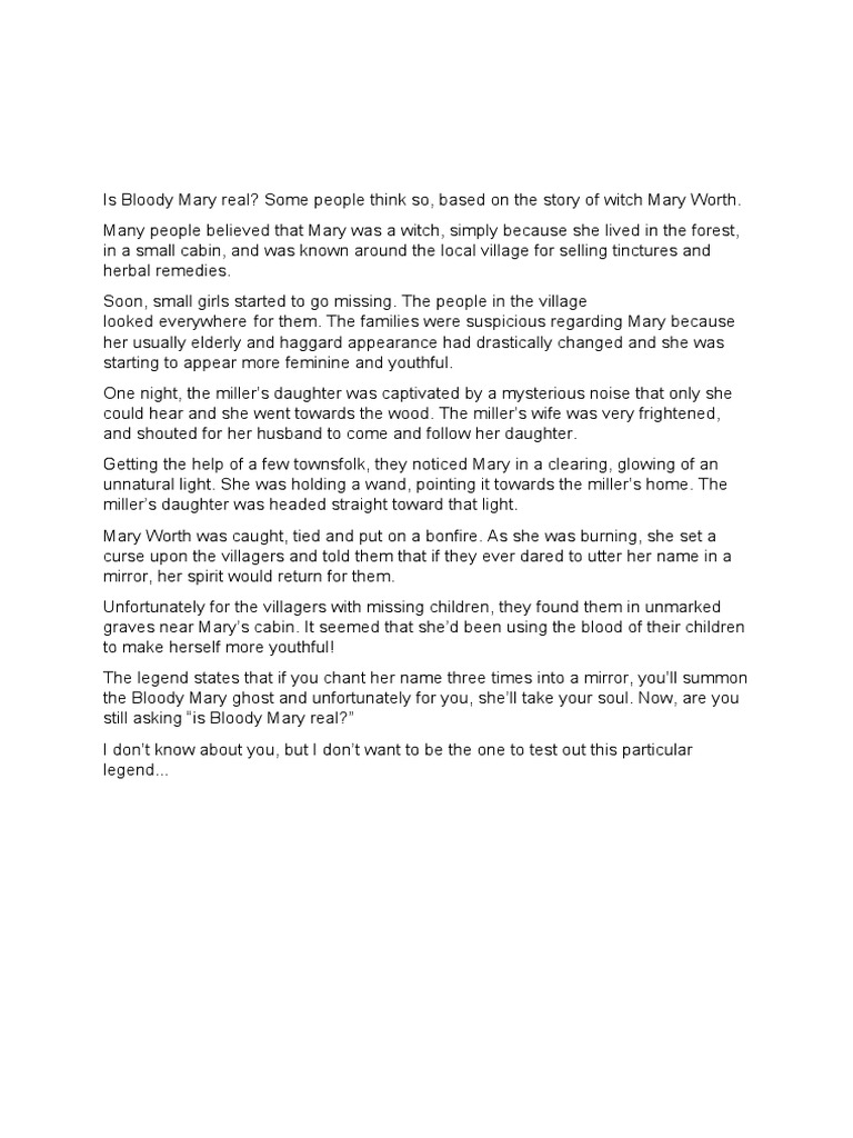 REzumat Legenda Bloody Mary PDF