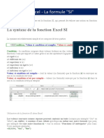 II) Les Formules - Fonction Si OK