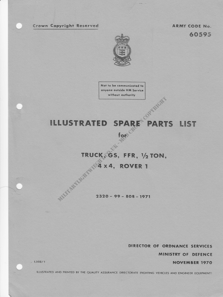 Land Rover 2A 1970 Parts Cat MLC | PDF | Metals | Mechanical