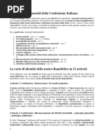 Principi Fondamentali della Costituzione Italiana