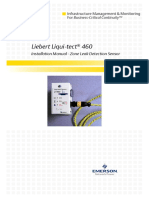 Liebert Liqui-Tect 460: Installation Manual - Zone Leak Detection Sensor