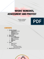 Taxpayers Remedies Assessments and Protest