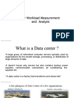 Data Center Workload Measurement and Analysis