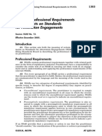 Defining Professional Requirements in Statements On Standards For Attestation Engagements