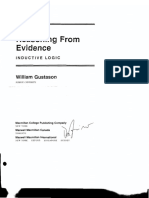 Gustason, Reasoning From Evidence, Cap. 2.1