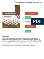 Commerce International _ Cours Et Études de Cas Corrigées PDF - Télécharger, Lire