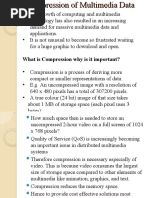 Compression of Multimedia Data