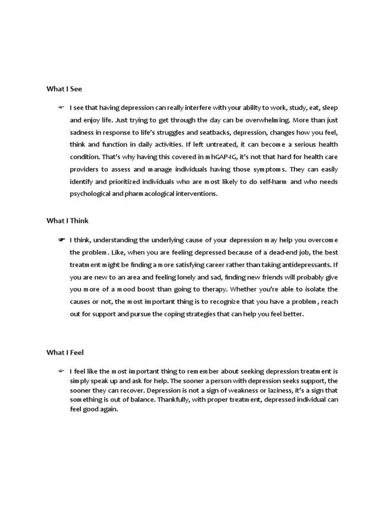 Depression | PDF | Self-Improvement
