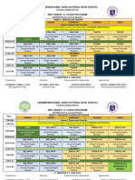 Carmen National Agricultural High School Carmen, Surigao Del Sur Shs Grade 11 Class Program Time Week 1-English and Filipino