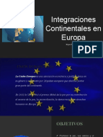 Integraciones Continentales en Europa