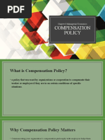 Compensation Policy: Chapter 8 Managerial Economics