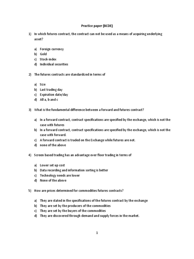 Options Practice Questions Guide | PDF | Option (Finance) | Greeks ...