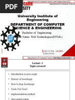 University Institute of Engineering Department of Computer Science & Engineering