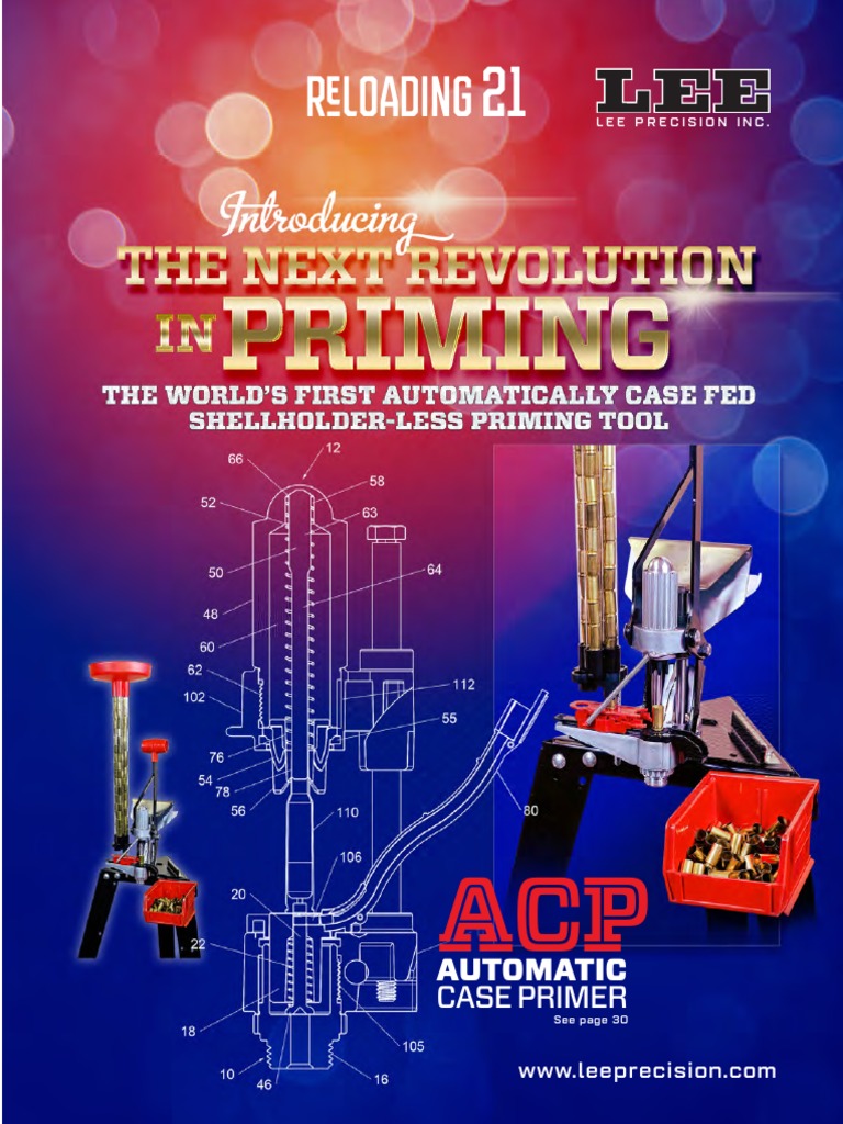 Reloading: Automatic Case Primer | PDF | Firearms | Projectile Weapons
