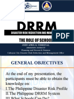 April Discussion - PDRRMS for Schools.