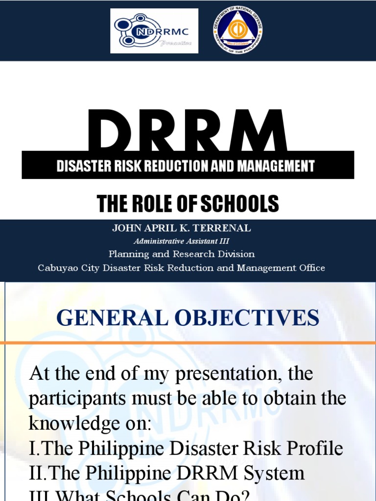April Discussion - PDRRMS For Schools. | PDF | Emergency Management ...