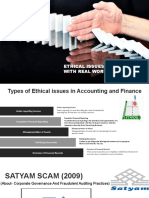 Ethical Issues in Accounting With Real World Examples