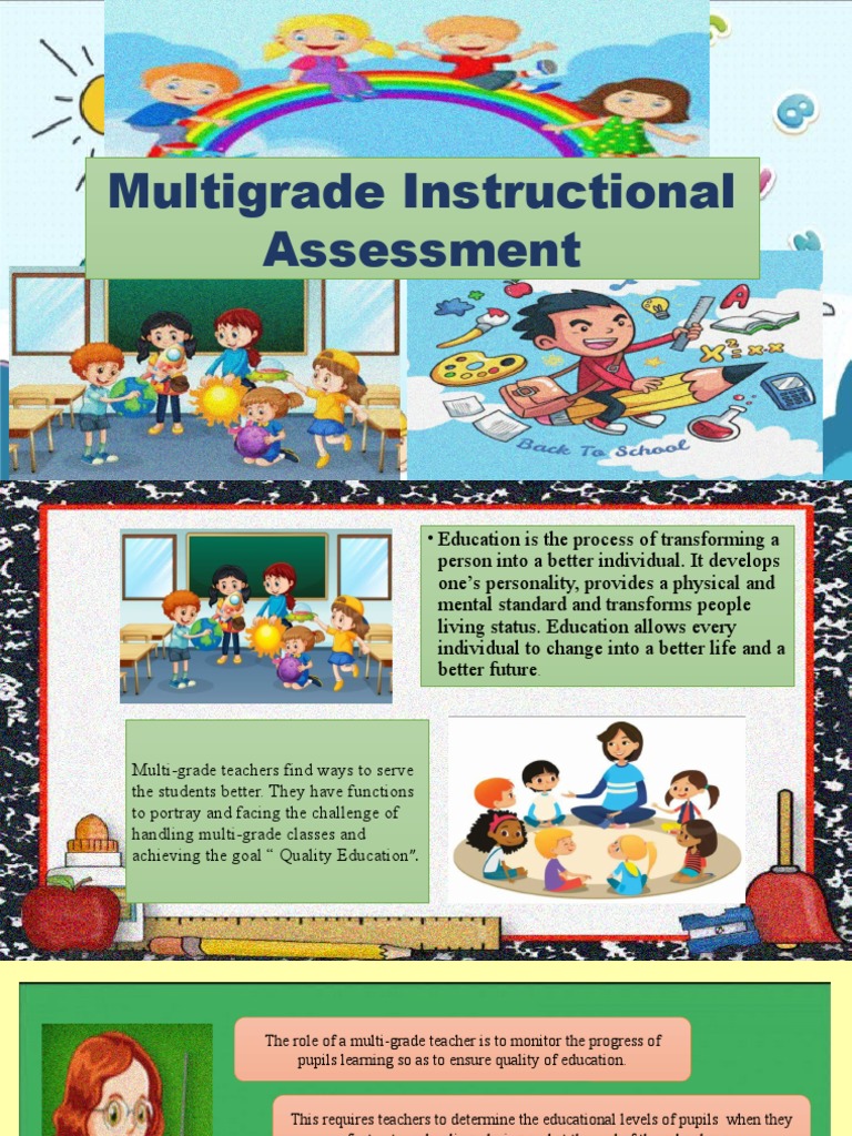 Multigrade Instructional Assessment PDF Educational Assessment