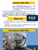 Aircraft Accessory Gear Box Drives Hydraulic Systems