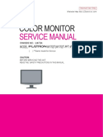 Manual Servico Monitor Lcd Lg Flatron w1752t Pft