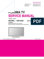 42PJ550 Manual de Serviço