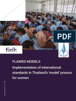 Flawed Models Implementation of International Standards in Thailand's Model' Prisons For Women