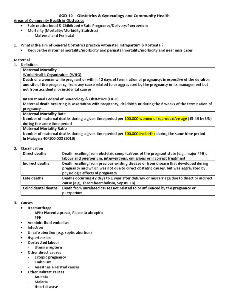 Maternal and Perinatal Health Insights | PDF | Maternal Death | Childbirth