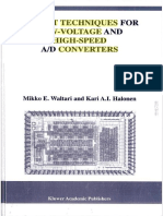 Circuit Techniques For Low-Voltage and High-Speed AD Converters