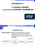 Harga Pokok Produk Bersama & Produk Sampingan: Pertemuan 12