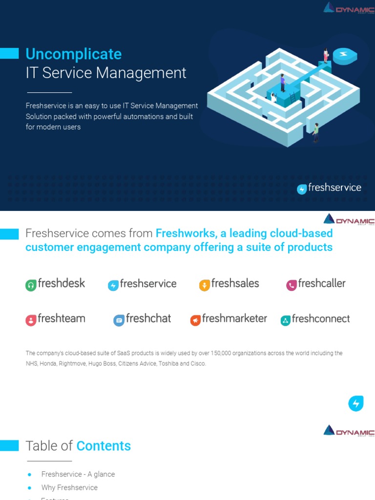 Freshservice Product Deck | PDF | It Service Management | Mobile App