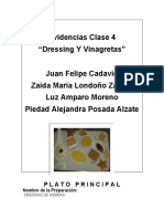 Clase 4 (Dressing y Vinagretas)