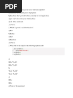 1000 Python MCQ (Multiple Choice Questions) - Sanfoundry | PDF ...