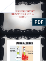 Hypersensitivity Reactions of A Drug