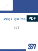 Analog & Digital Communication: Unit I