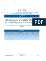 Aries: Bibliography and State of The Art of Reliability Information Systems
