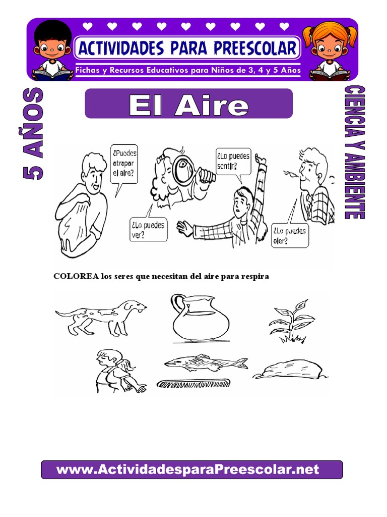 El Aire para Niños de 5 Años | PDF