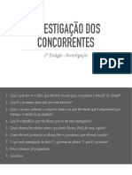 Investigação dos concorrentes