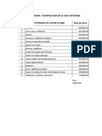 Trabajo Diagrama Gantt Excel